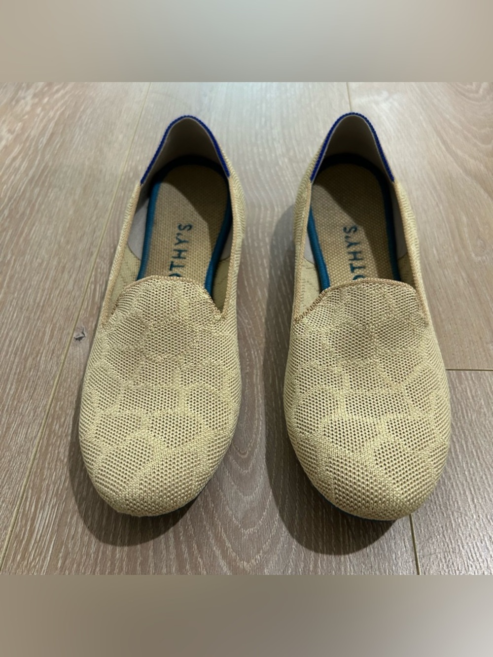 Rothy’s The Loafer Shoes Sahara Gold Giraffe Print Size Women’s 8.5 - Picture 8 of 11